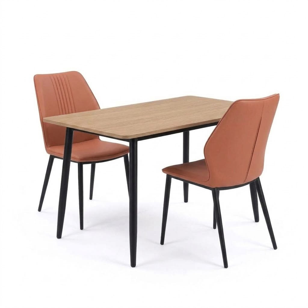Product fixed bundle-BAS 120CM MFC Table and 2 LYRAN Chairs