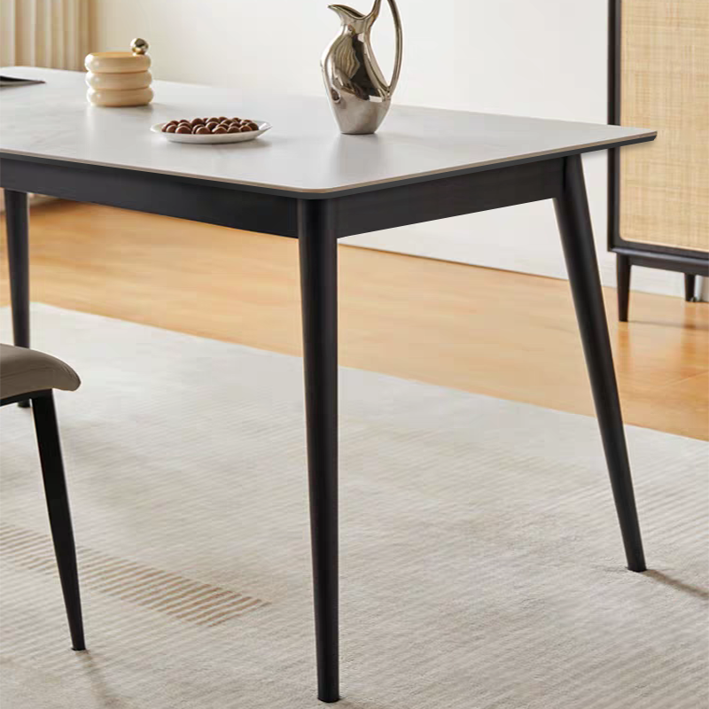 BAS Wood Dining Table with CROIST Chairs