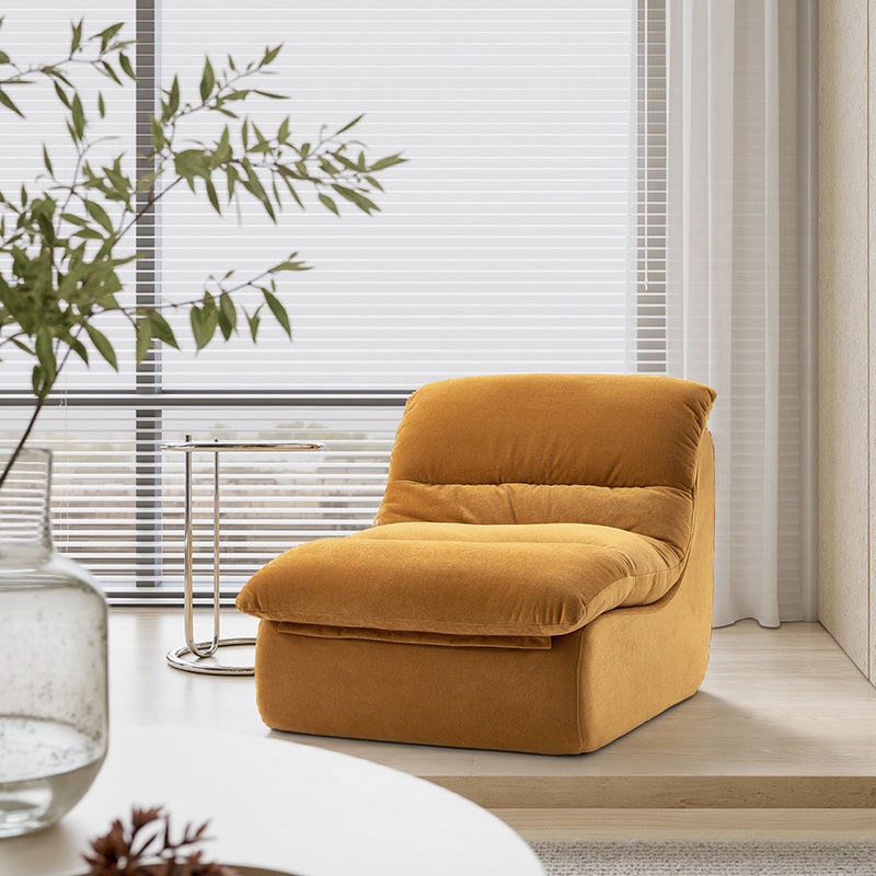 Chiffon-Inspired Compression Lounge Chair – Soft, Cozy and Space-Saving