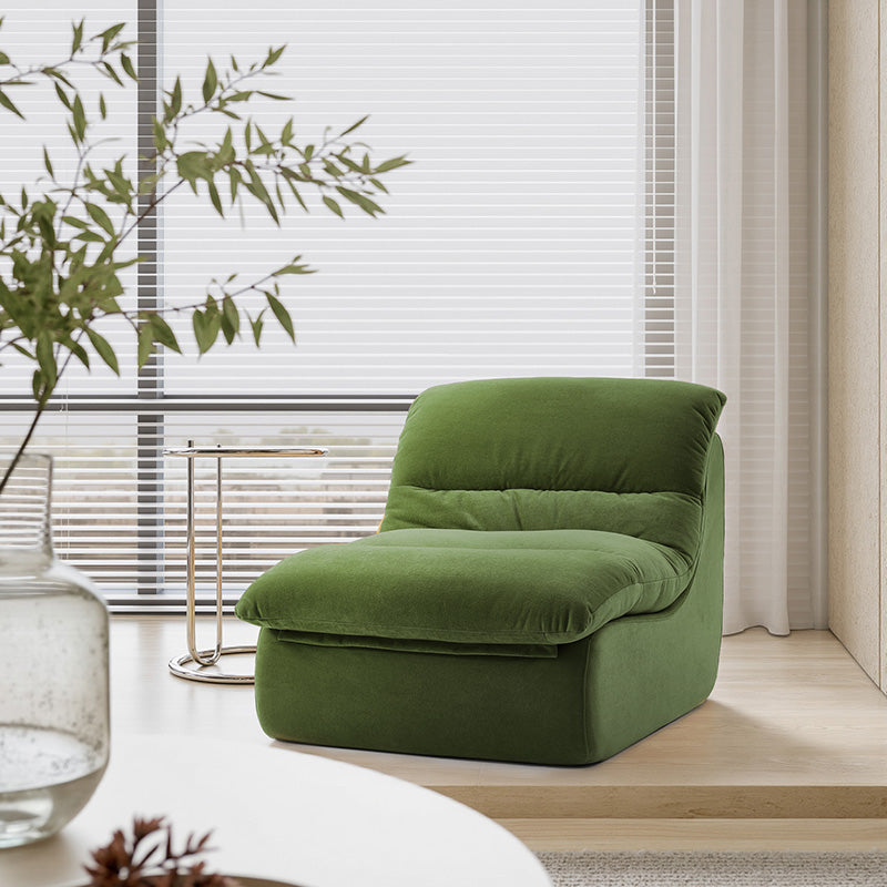 Chiffon-Inspired Compression Lounge Chair – Soft, Cozy and Space-Saving