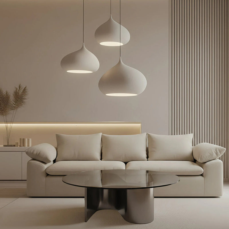 SYLAS Round Glass Coffee Table – Grey Tempered Glass & S-Shaped Stainless Steel Base