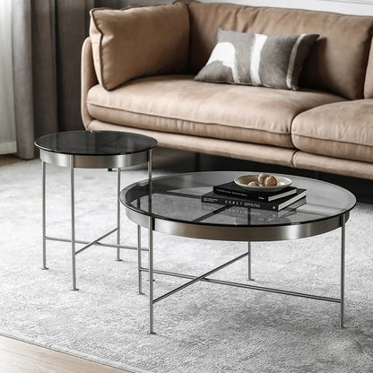 CROZ Lux Coffee Table and Side Table