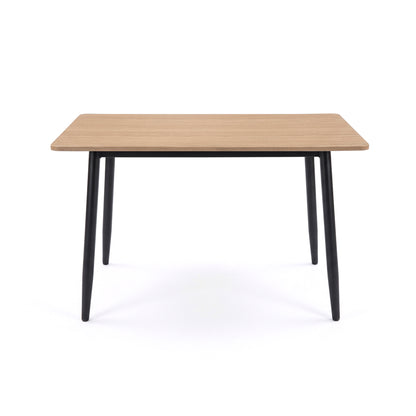 BAS 47 IN / 120 CM MFC Rectangle Dining Table - Engineered Wood Top - 4-6 Seater
