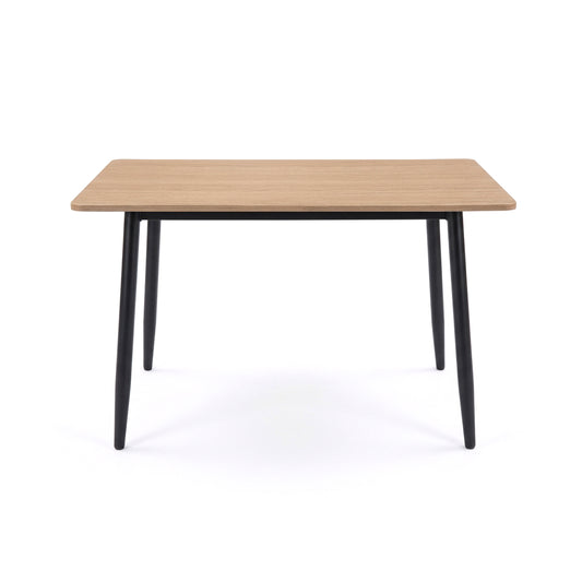 BAS 51 IN 130 CM MFC Rectangle Dining Table - Engineered Wood Top - 4-6 Seater