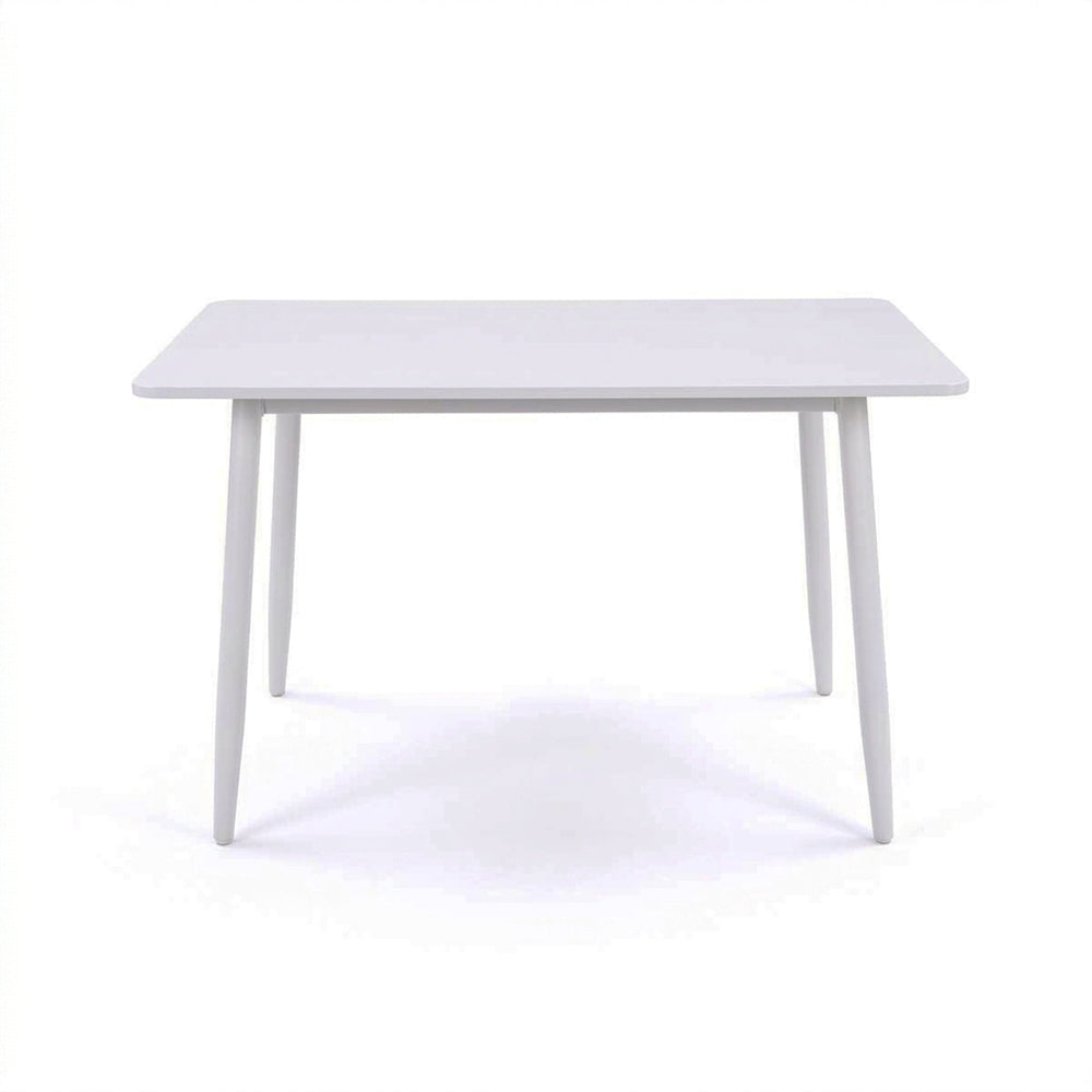 BAS 47 IN / 120 CM MFC Rectangle Dining Table - Engineered Wood Top - 4-6 Seater