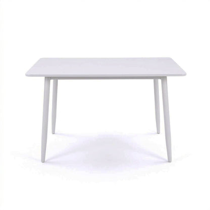 BAS 47 IN / 120 CM MFC Rectangle Dining Table - Engineered Wood Top - 4-6 Seater