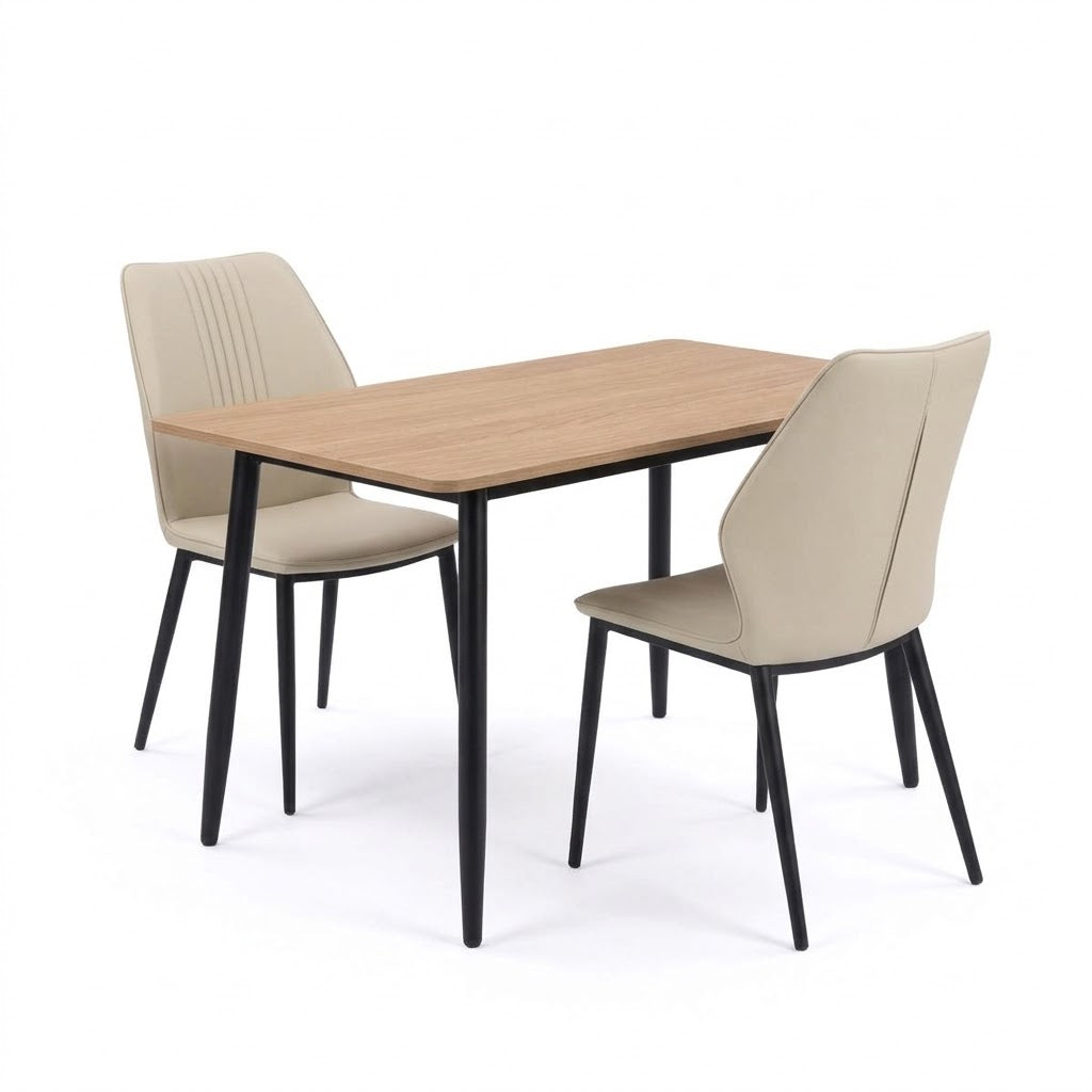 Product fixed bundle-BAS 120CM MFC Table and 2 LYRAN Chairs