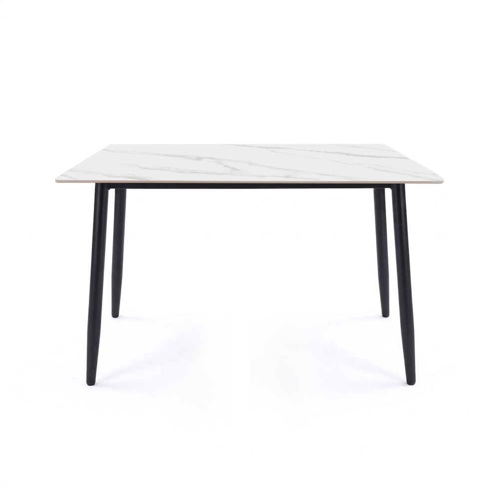 BAS 51 IN 130 CM Rectangle Dining Table - Sintered Stone - 4-6 Seater