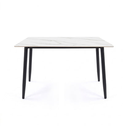 BAS 51 IN 130 CM Rectangle Dining Table - Sintered Stone - 4-6 Seater
