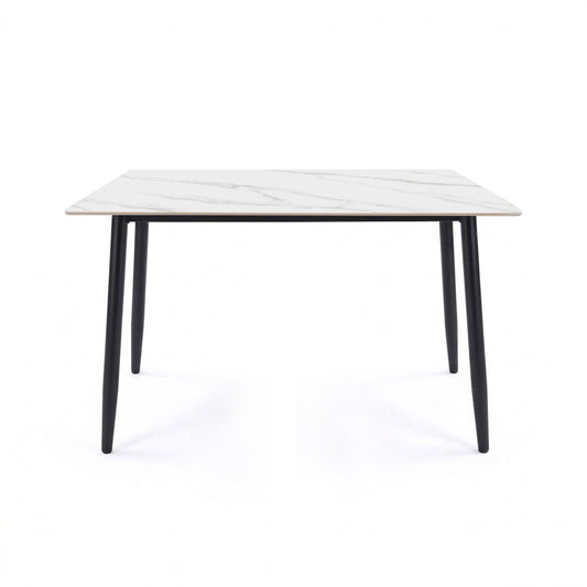 BAS 51 IN 130 CM Rectangle Dining Table - Sintered Stone - 4-6 Seater
