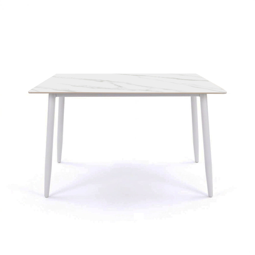 BAS 51 IN 130 CM Rectangle Dining Table - Sintered Stone - 4-6 Seater