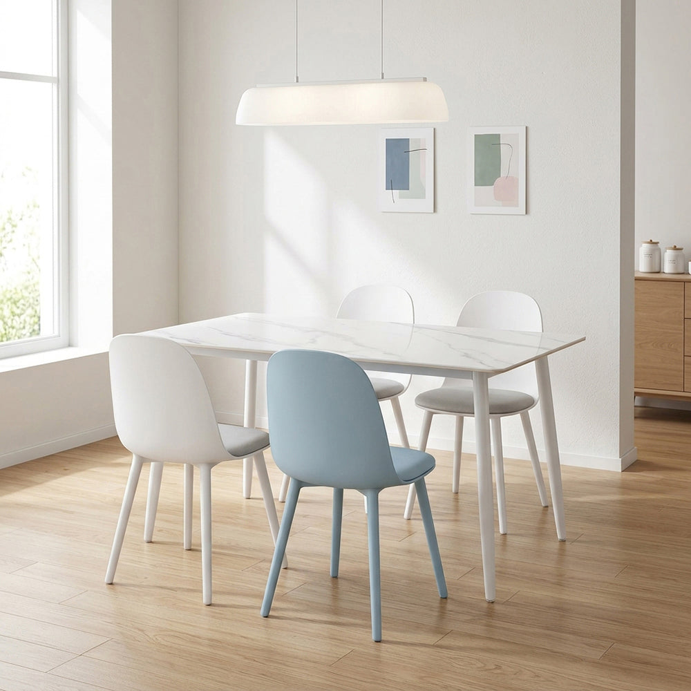 BAS 51 IN 130 CM Rectangle Dining Table - Sintered Stone - 4-6 Seater