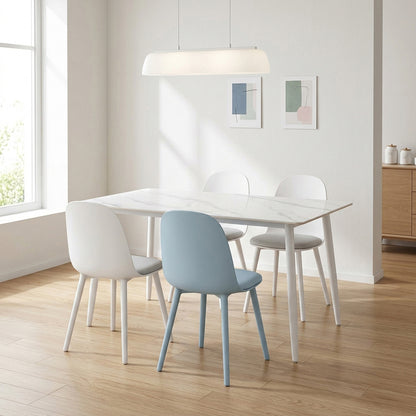 BAS 51 IN 130 CM Rectangle Dining Table - Sintered Stone - 4-6 Seater