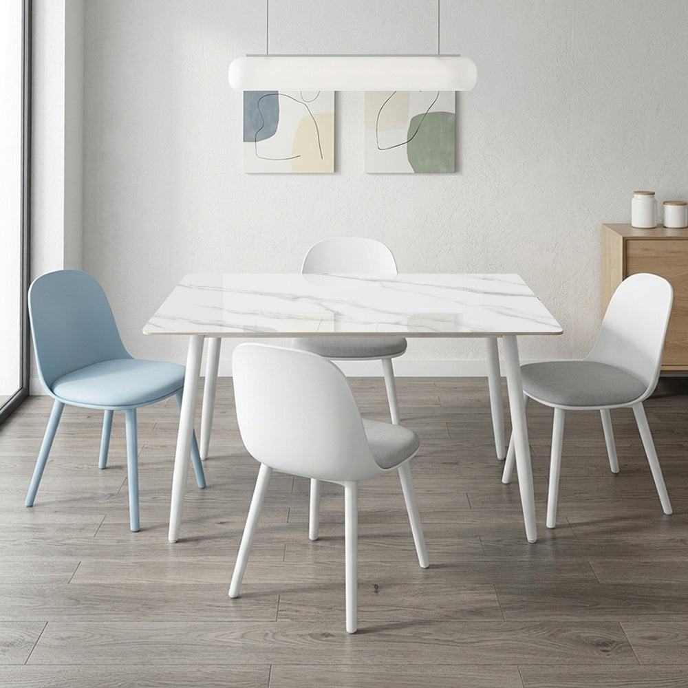BAS 51 IN 130 CM Rectangle Dining Table - Sintered Stone - 4-6 Seater