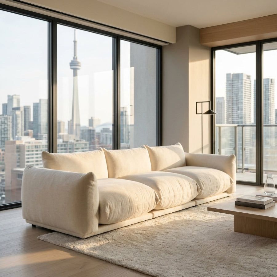 Bolvana Modular Chenille Sofa | Plush Cushions, Apartment-Friendly Design