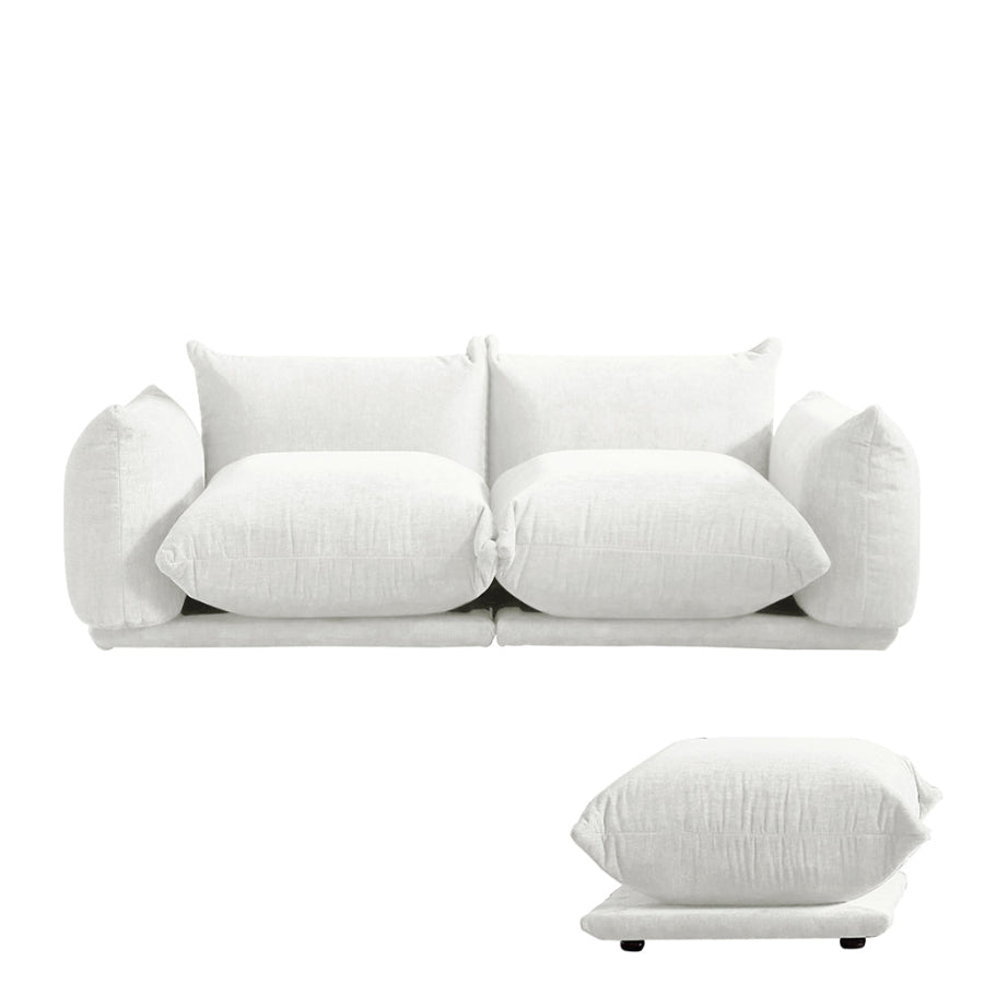 Bolvana Modular Chenille Sofa | Plush Cushions, Apartment-Friendly Design