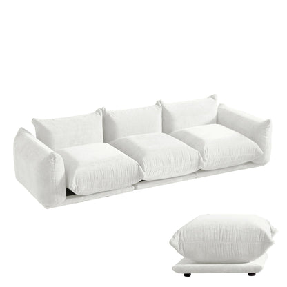 Bolvana Modular Chenille Sofa | Plush Cushions, Apartment-Friendly Design
