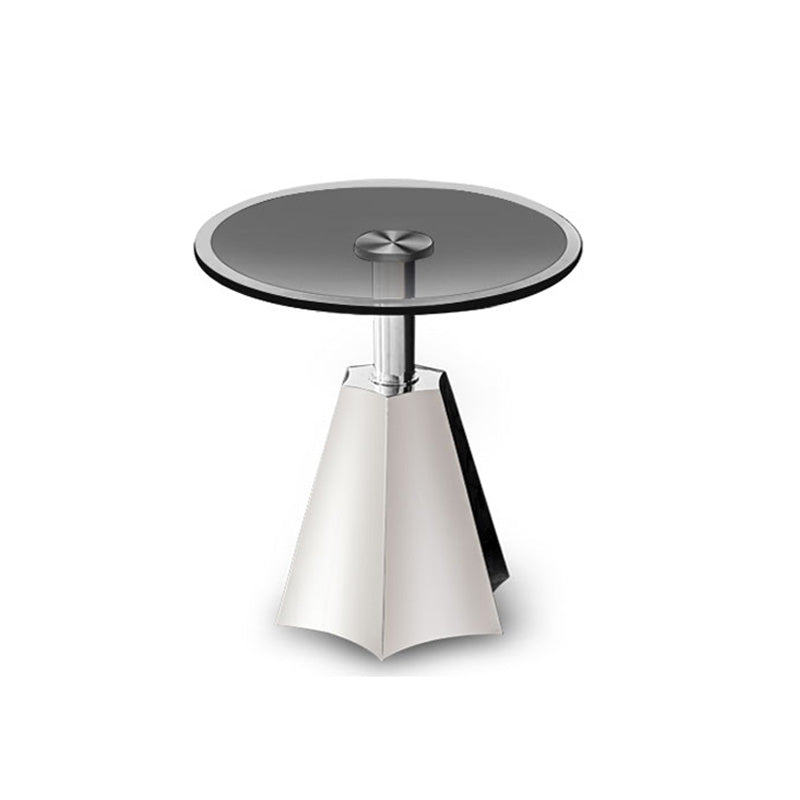 KON Lux Glass Coffee Table and Side Table