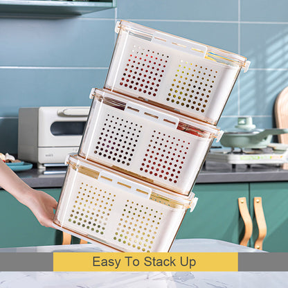 Food Storage Containers And Water Filter Basket 5PCS SET