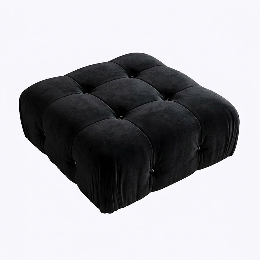 Karilonda Tufted Modular Sofa | Black Velvet Sectional
