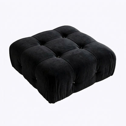 Karilonda Tufted Modular Sofa | Black Velvet Sectional