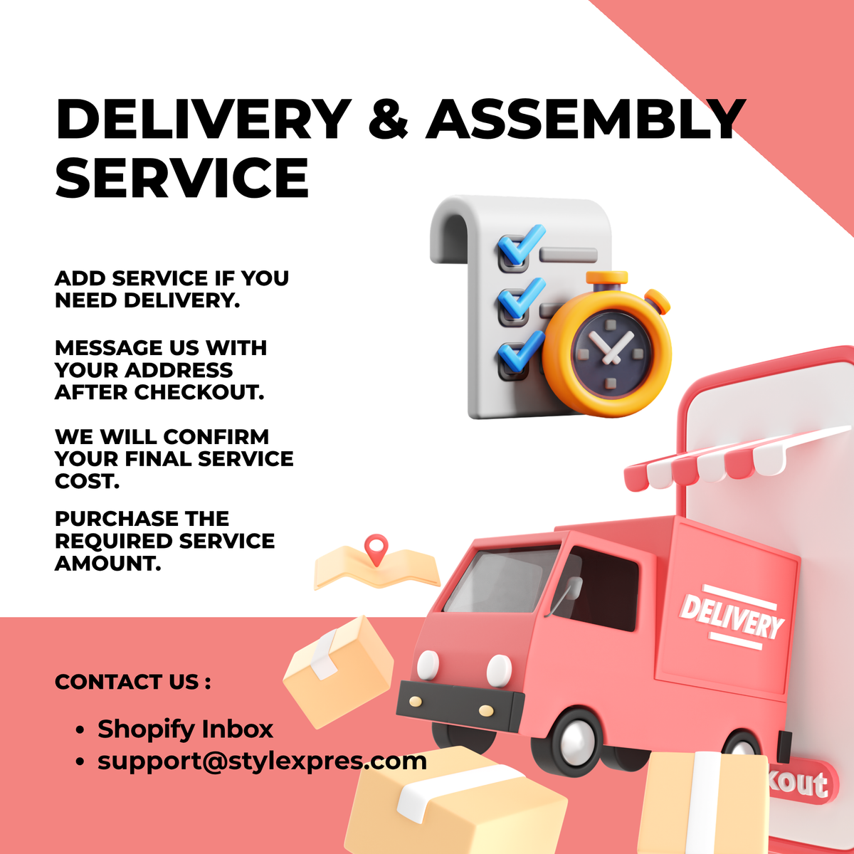 Delivery & Installation Service | Shipping Fee Add-on