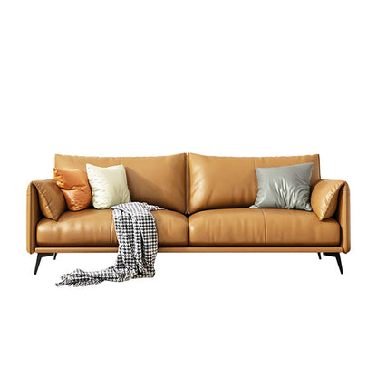 OFI Modern 3-Seater Synthetic Leather Sofa | 210cm or 82.7in Contemporary Sofa