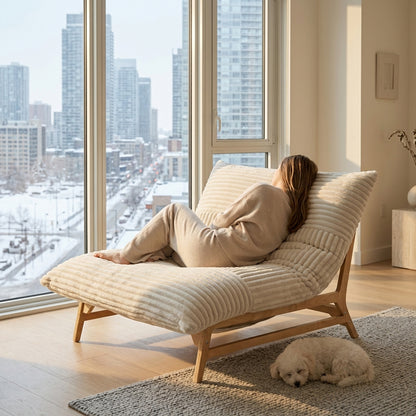 Sorvani Corduroy Sling Lounge Chair