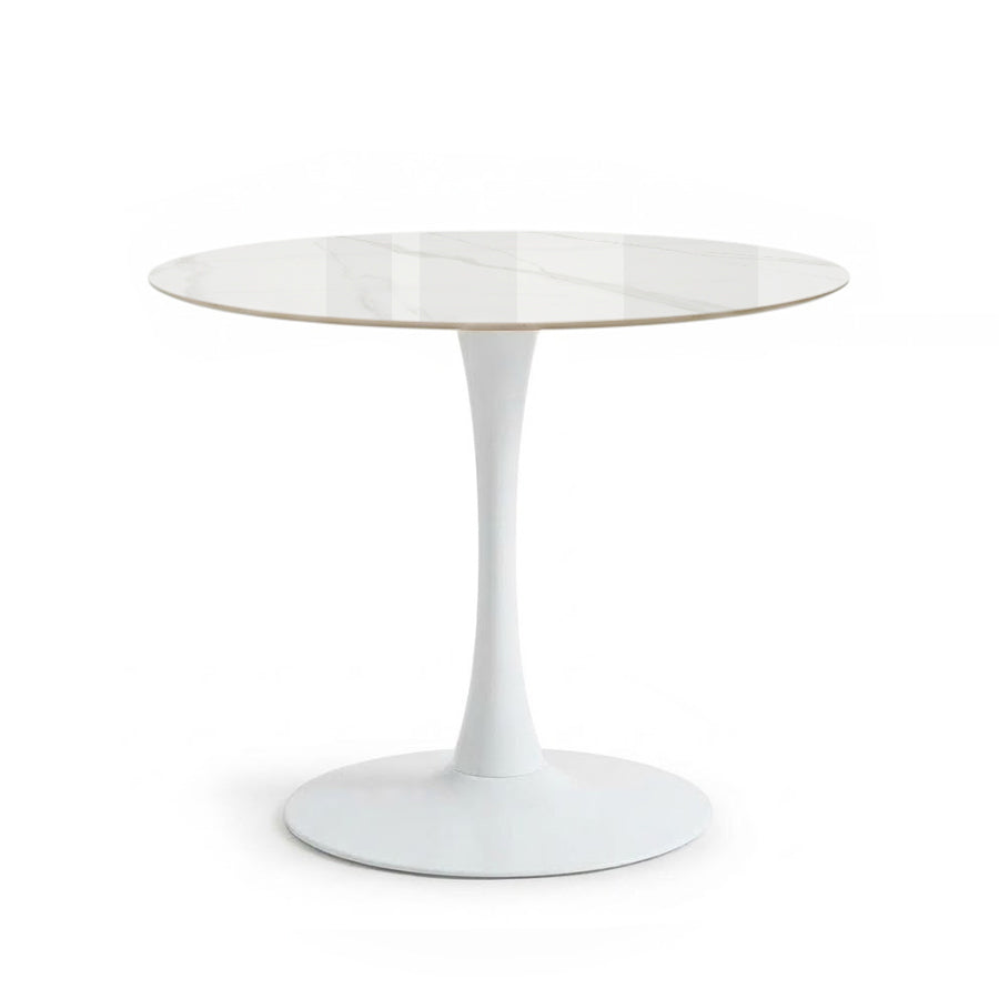 TLIP Round Sintered Stone Dining Table – Stylish, Durable and Perfect for Small Spaces