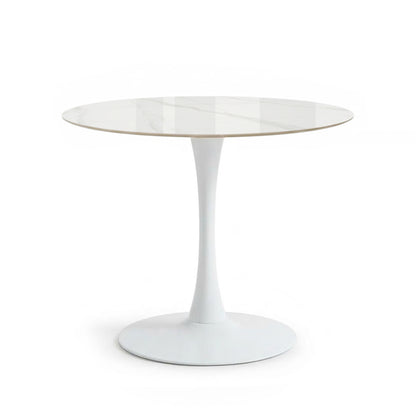 TLIP Round Sintered Stone Dining Table – Stylish, Durable and Perfect for Small Spaces