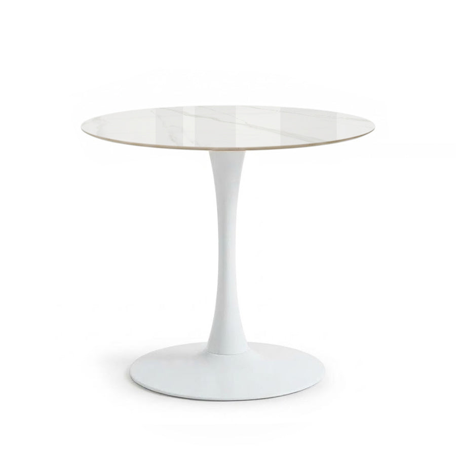 TLIP Round Sintered Stone Dining Table – Stylish, Durable and Perfect for Small Spaces