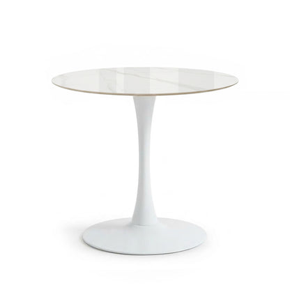 TLIP Round Sintered Stone Dining Table – Stylish, Durable and Perfect for Small Spaces