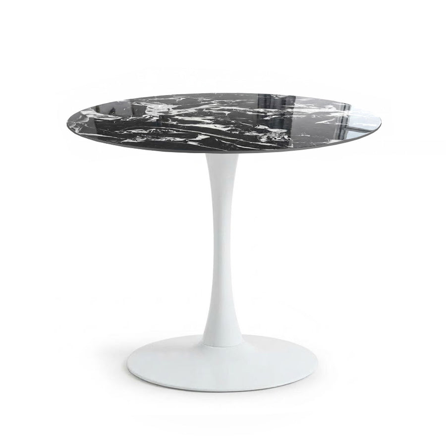 TLIP Round Sintered Stone Dining Table – Stylish, Durable and Perfect for Small Spaces