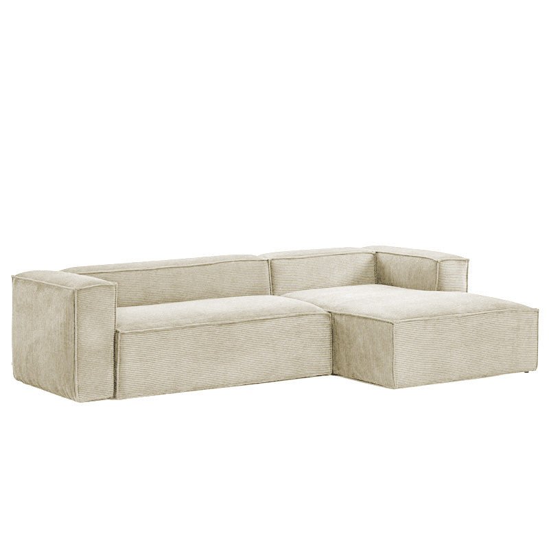 CUBE Sectional Sofa – Versatile 2m Straight & L-Shaped Sectional with Compressed Packaging