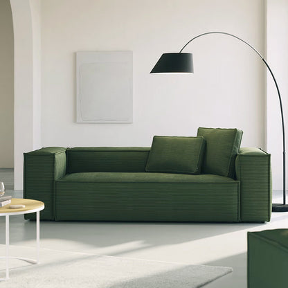 CUBE Sectional Sofa – Versatile 2m Straight & L-Shaped Sectional with Compressed Packaging