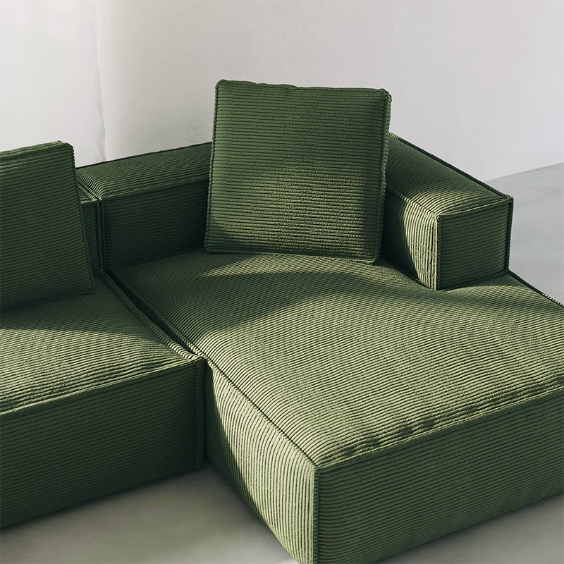 CUBE Sectional Sofa – Versatile 2m Straight & L-Shaped Sectional with Compressed Packaging