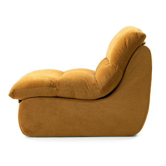 Chiffon-Inspired Compression Lounge Chair – Soft, Cozy and Space-Saving