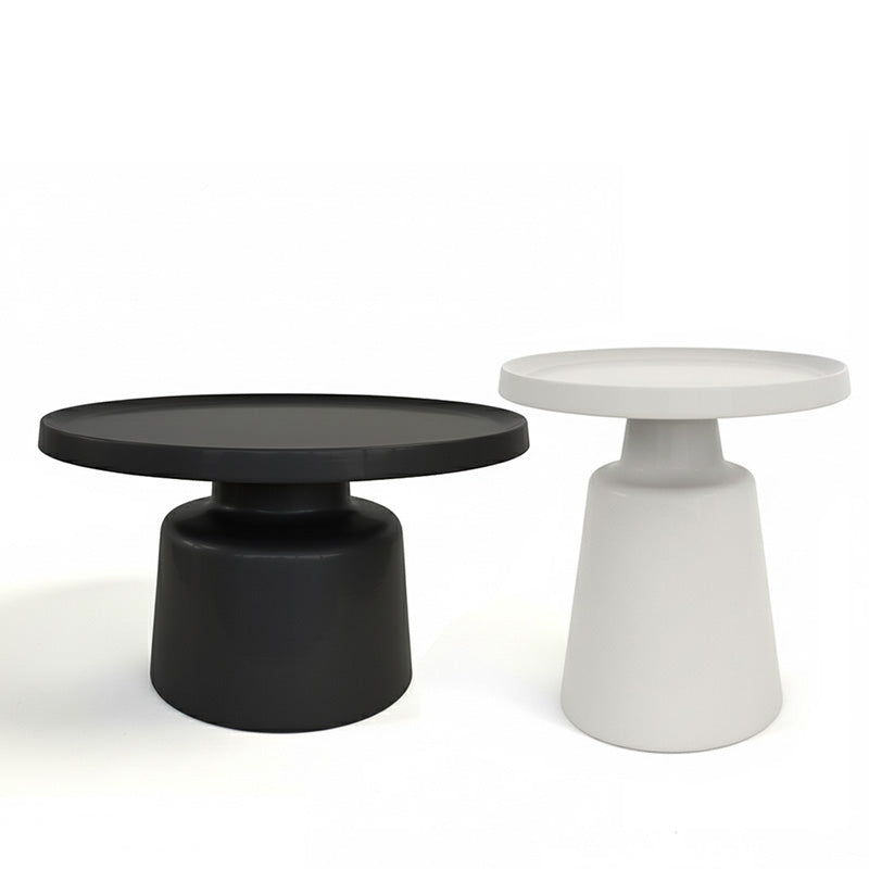 CHESSERA Coffee & Side Table Set – Metal Finish