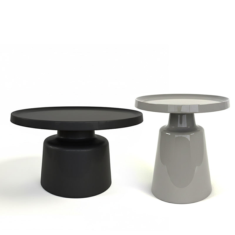CHESSERA Coffee & Side Table Set – Metal Finish
