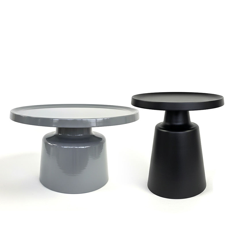 CHESSERA Coffee & Side Table Set – Metal Finish