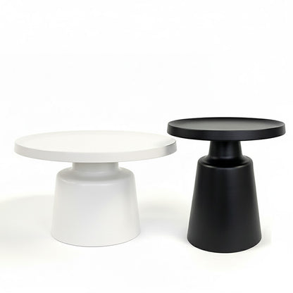 CHESSERA Coffee & Side Table Set – Metal Finish