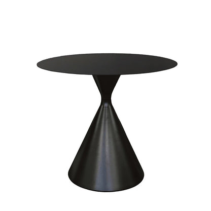 SANKOK Sintered Stone Round Coffee & Side Table | Modern Pedestal Base
