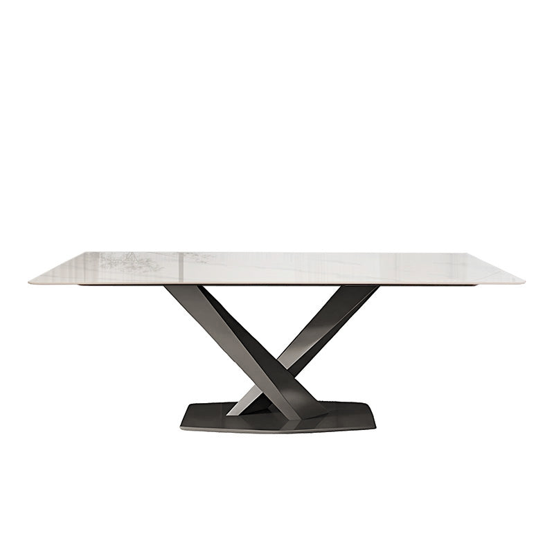 OX Modern Minimalist Luxury Sintered Stone Dining Table