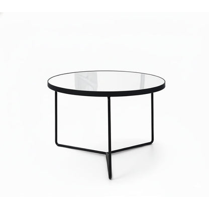 KRON Nested Coffee Table Set – Modern Minimalist Glass & Metal