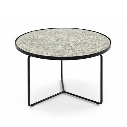 KRON Nested Coffee Table Set – Modern Minimalist Glass & Metal