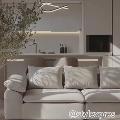 ZOFY Sectional Sofa – Beige, Gray, Taupe, Light Green