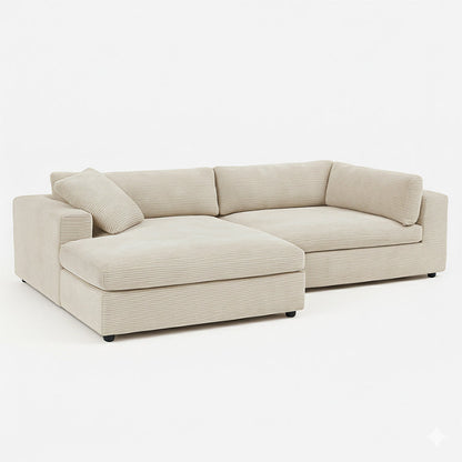 STRUSO L-Shaped Sectional Sofa with Chaise