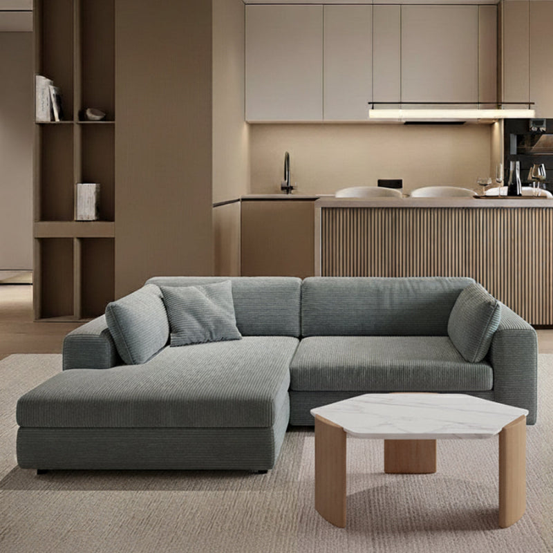 STRUSO L-Shaped Sectional Sofa with Chaise