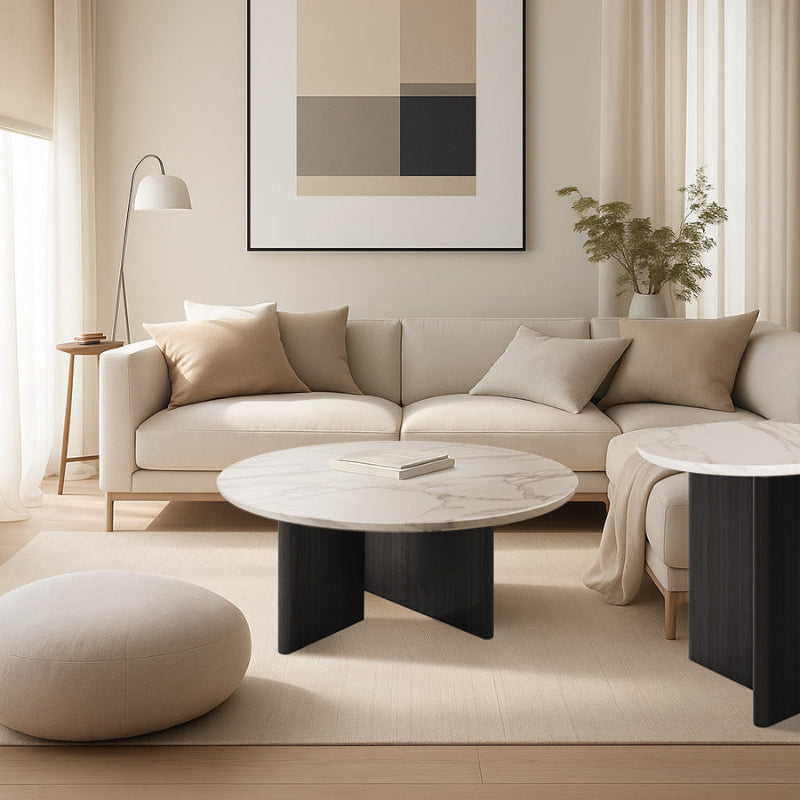 ARCADIA Sculptural Coffee & Side Table Collection