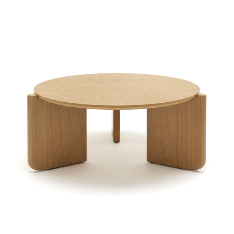 SINTARRY Round Sintered Stone Coffee Table – 90cm/35.4in Modern Minimalist Design